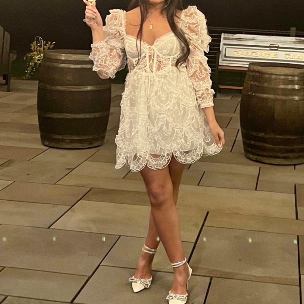 For love and lemons tayla mini dress